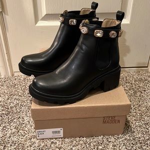Steve Madden Amulet Boots - Black Size 9